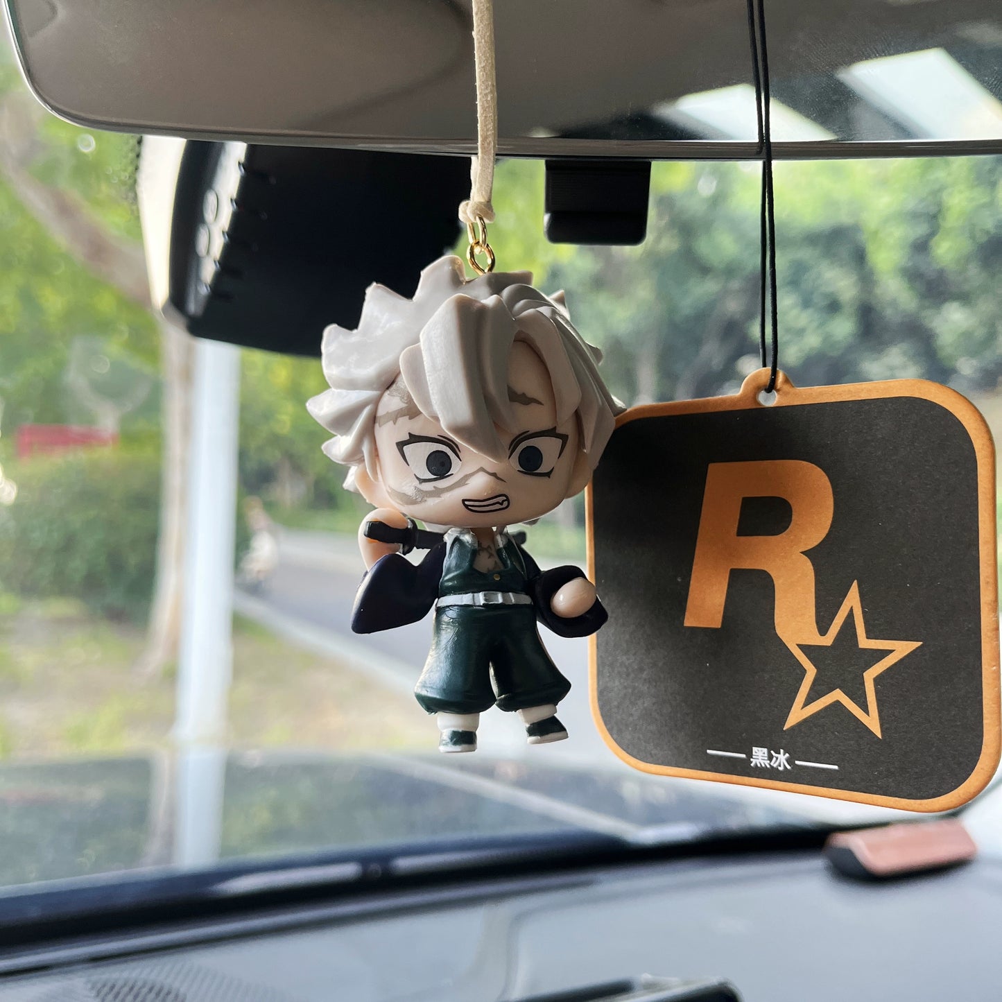 Anime Chibi Hanging Mirror Charm