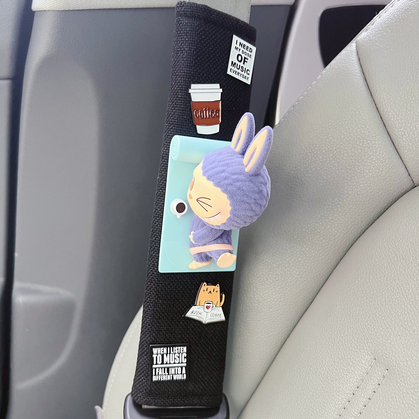 Cute Bunny Plush Seat Belt Cover