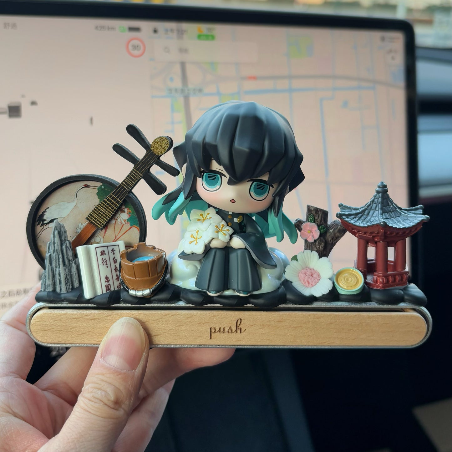 Demon Slayer-Inspired Dashboard Ornament