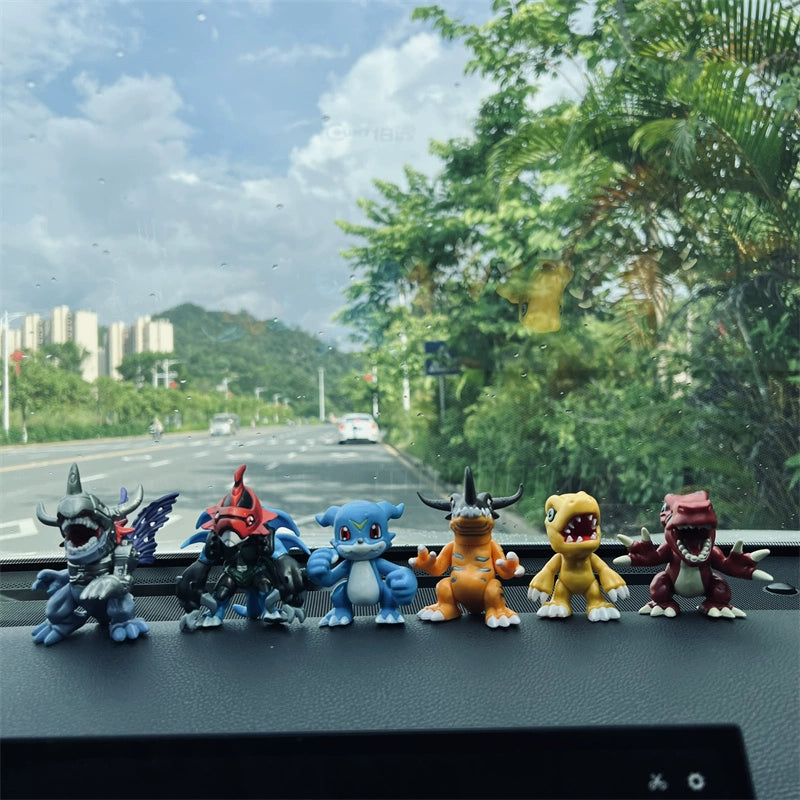 Digimon Dashboard Figures Set