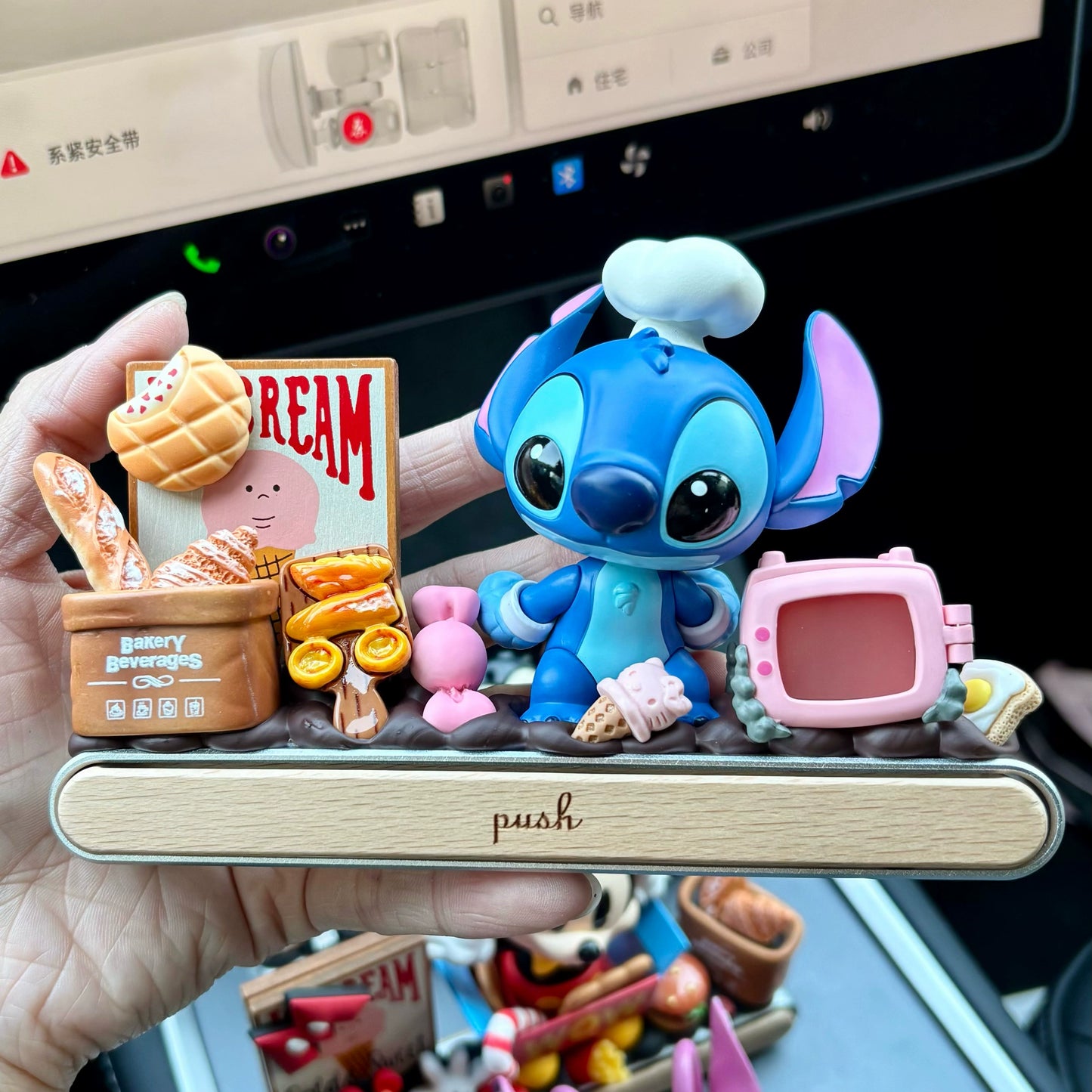 Painter Stitch-Inspired Dashboard Ornament