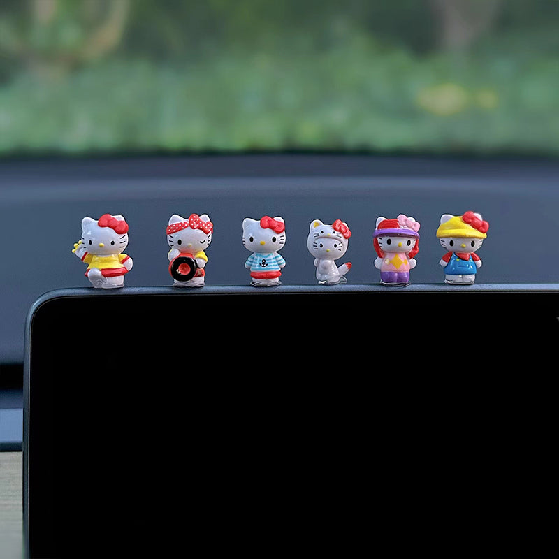 Cute hello kitty Mini Dashboard Accessories