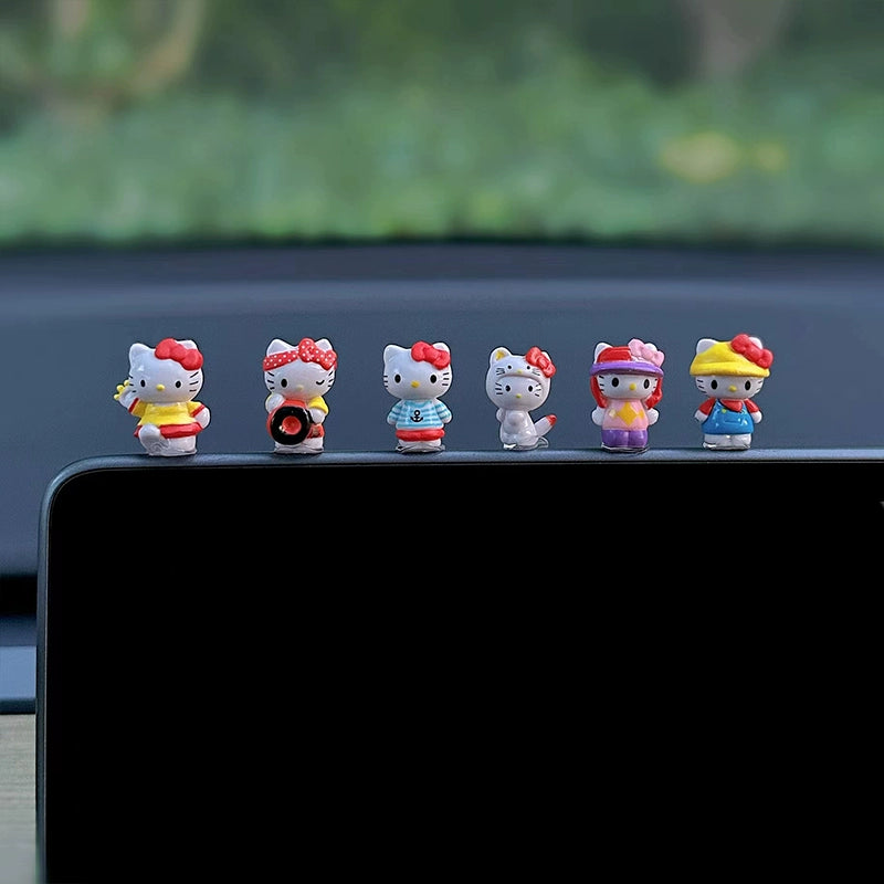 Cute hello kitty Mini Dashboard Accessories