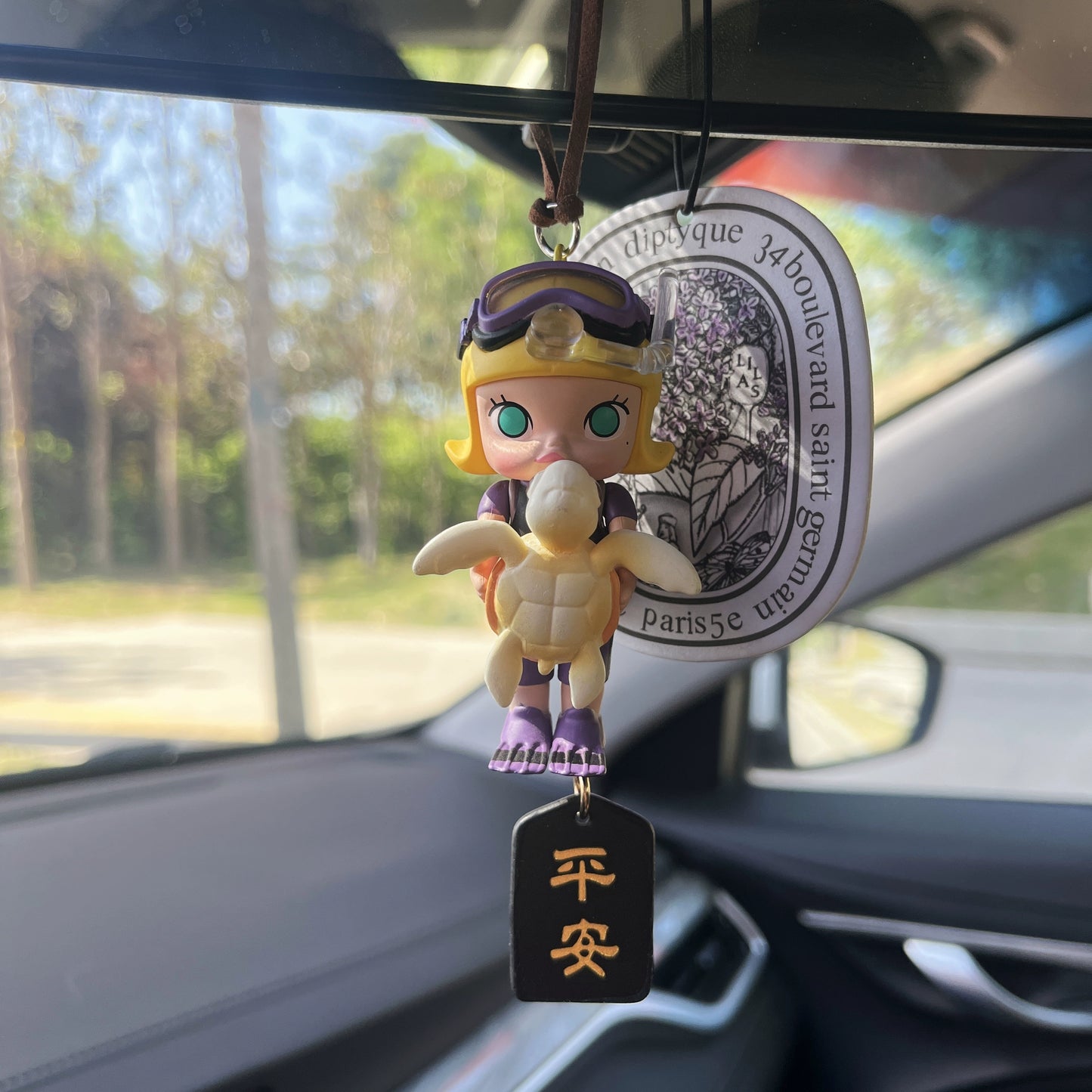 Mollyly Charm Rearview Mirror Ornament