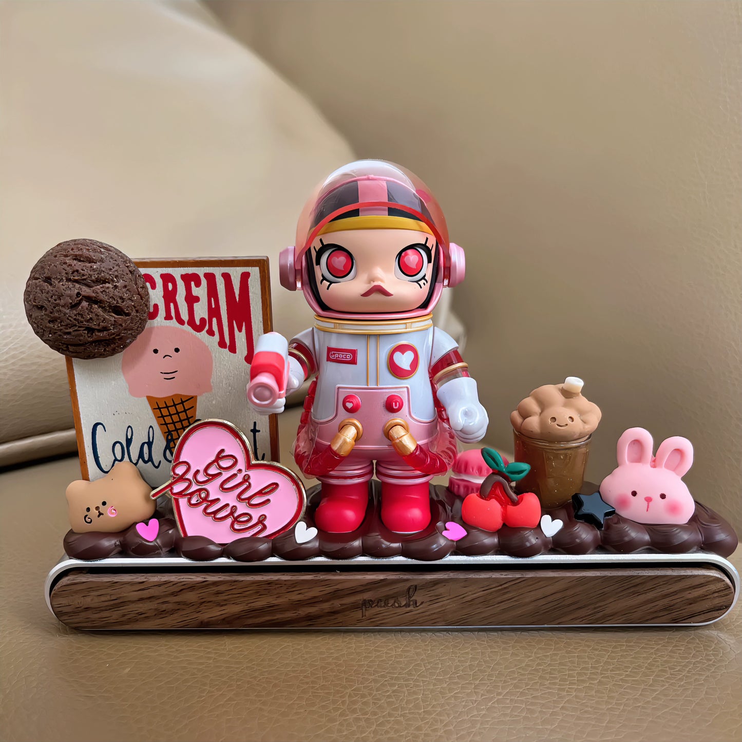 Molliivverse™ Astro Girl Dashboard Ornament