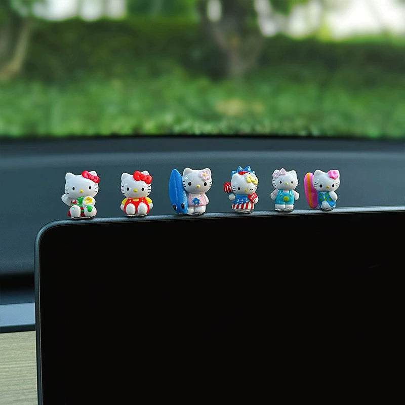 Cute hello kitty Mini Dashboard Accessories