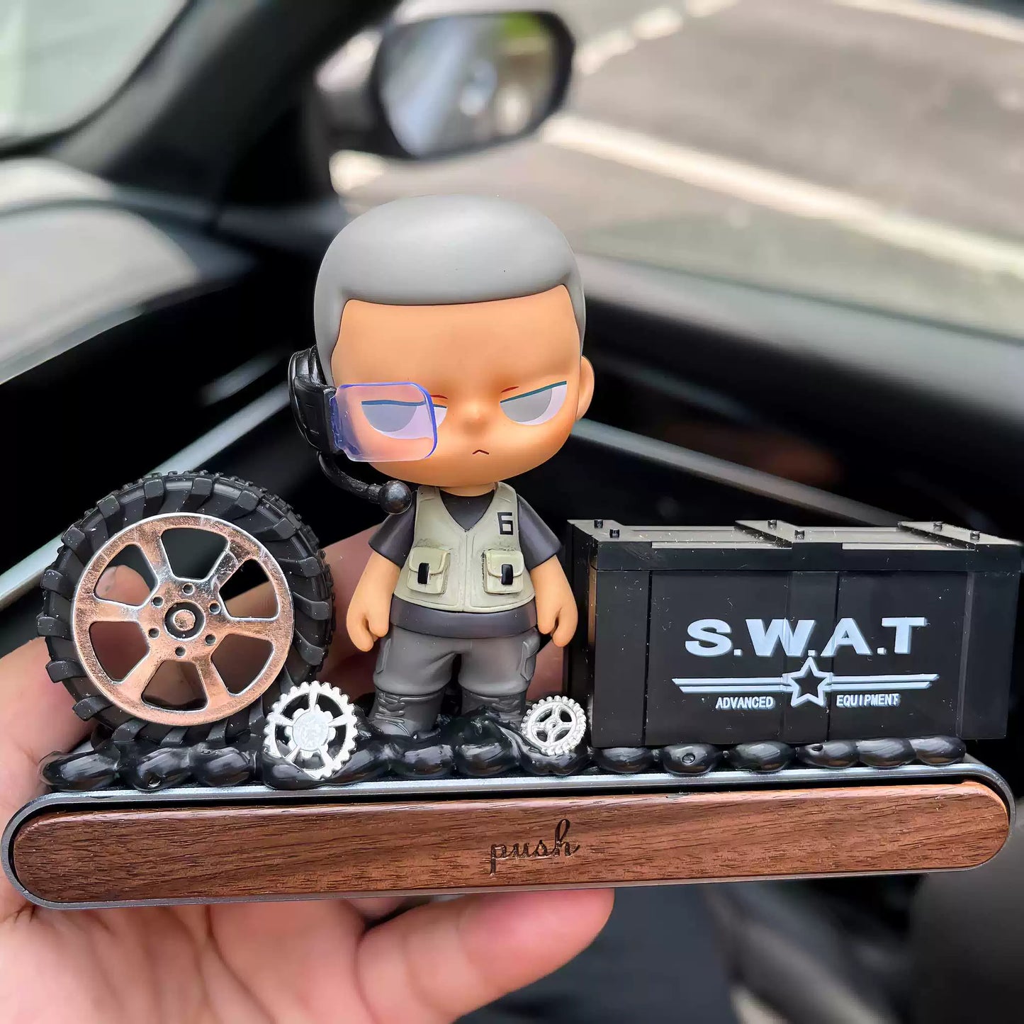 Kubo-Style Boy™ Dashboard Decor