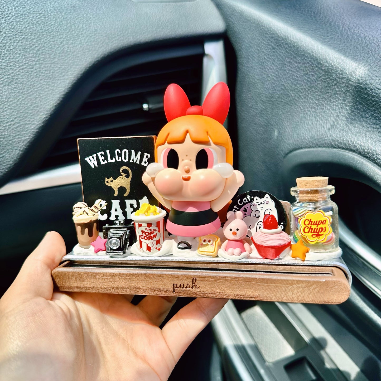 Powerpuff Bunny Dashboard Ornament
