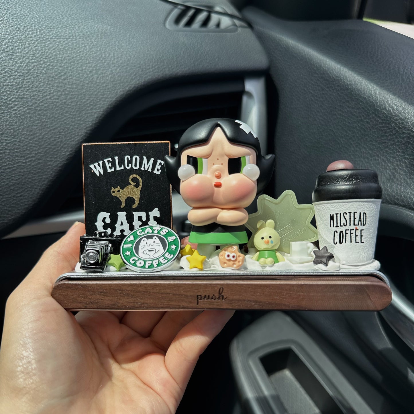 Powerpuff Bunny Dashboard Ornament