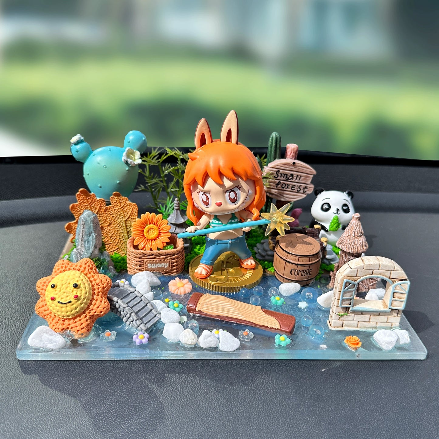 LuffyGo™ Pirate Adventure Dashboard Ornament