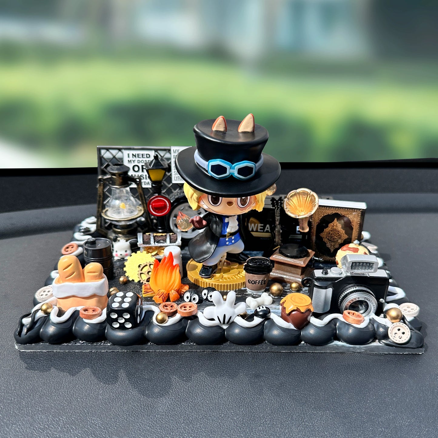 LuffyGo™ Pirate Adventure Dashboard Ornament